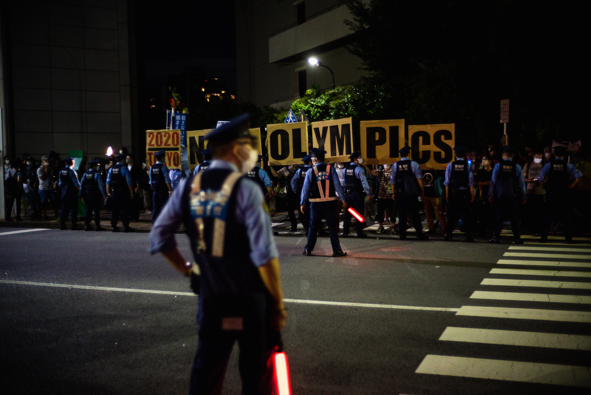 Interview with Johan Brooks. Covering the protest around Olympic Games 2020