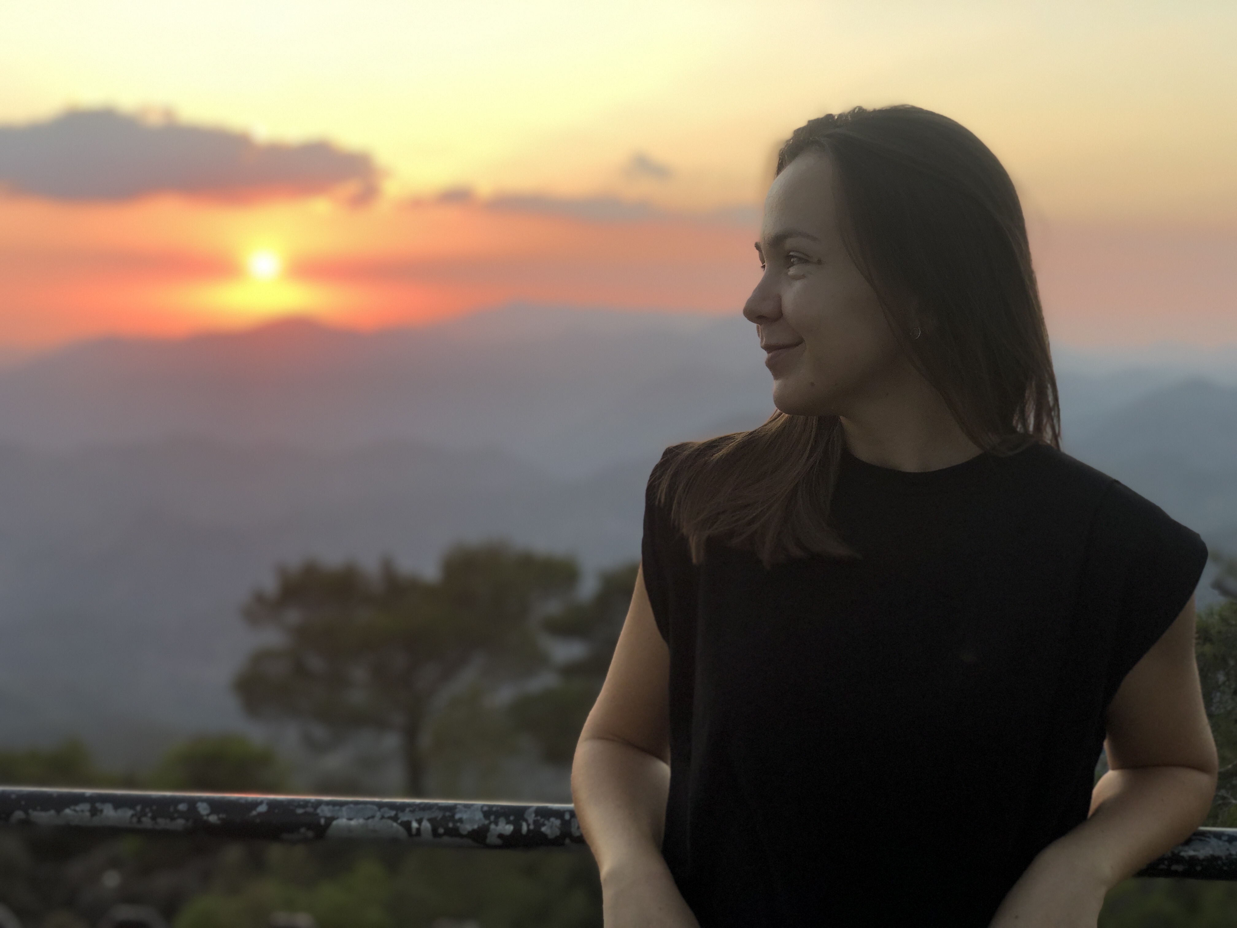 A sunset in Troodos